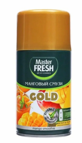 MASTER FRESH GOLD освежитель воздуха манговый смузи см.баллон 250мл